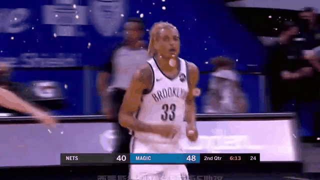 篮网战胜猛龙，欧文多次封盖得分